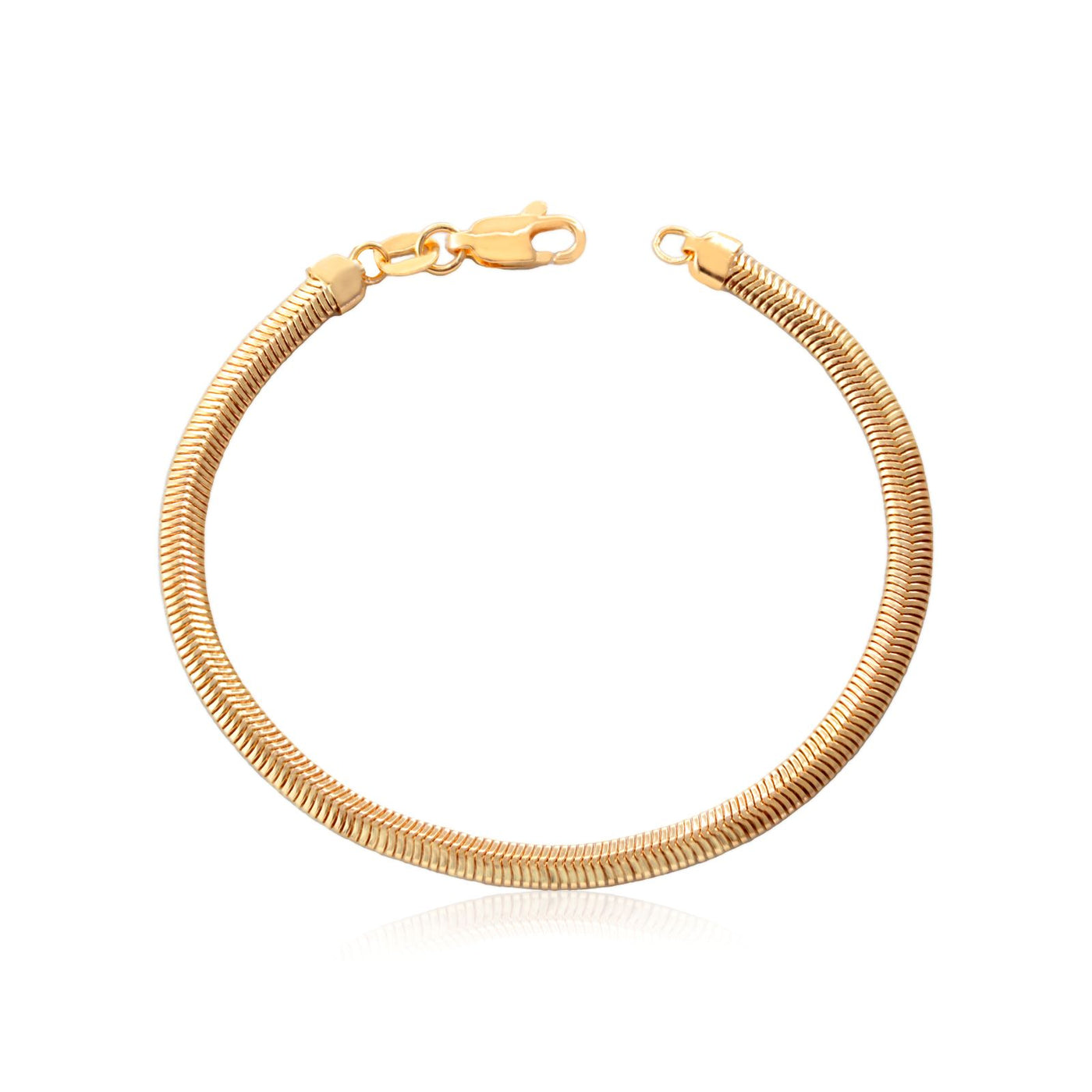 Pulsera cinta 19 cm Enchapado en Oro