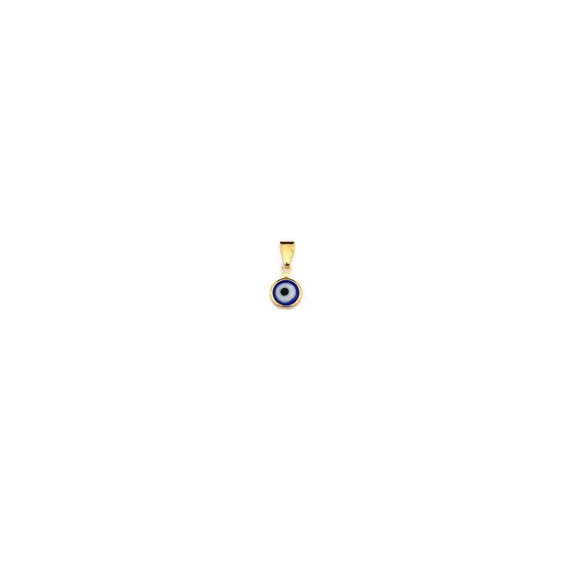 Colgante Ojo de la Suerte azul 0,5 mm Enchapado en Oro