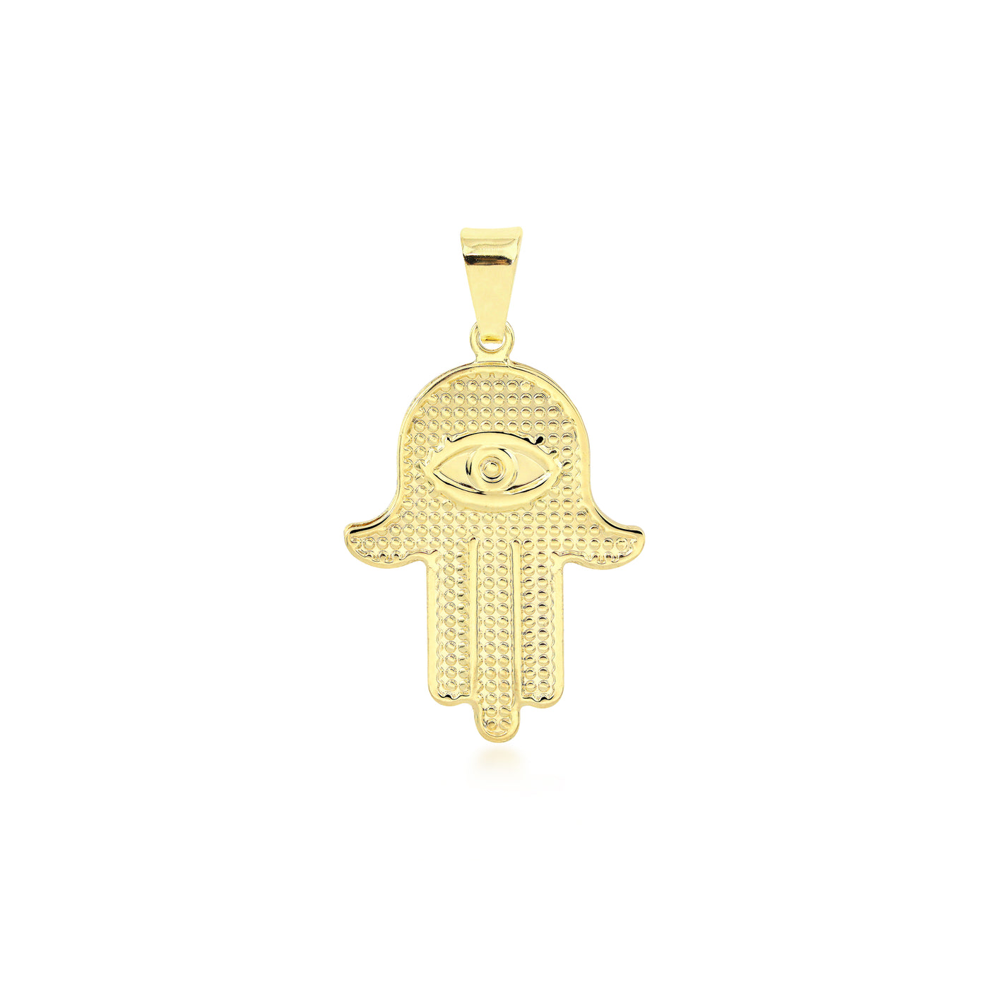 Colgante Mano de Fátima con ojo 2,5 cm Enchapado en Oro