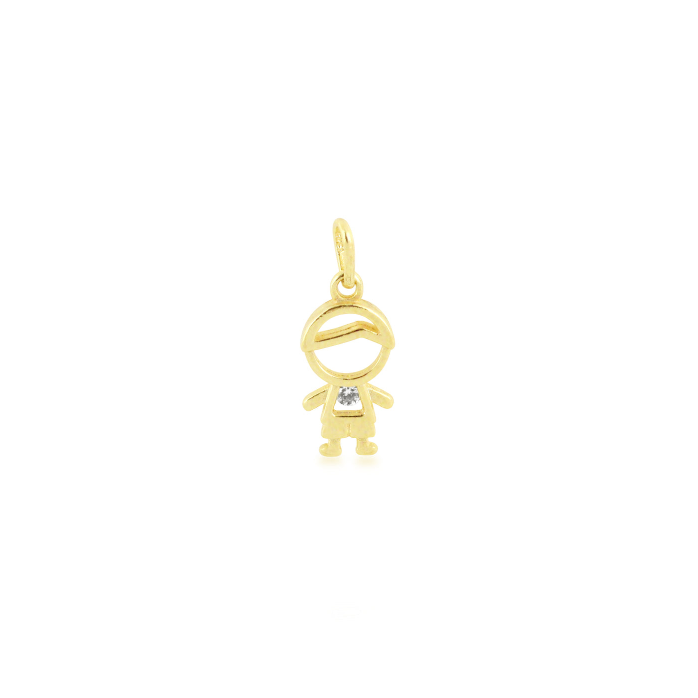 Colgante Niño 1,5 cm Enchapado en Oro