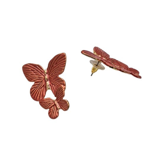 Aro mariposa doble 4 cm Bisutería