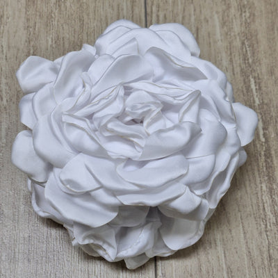 Traba Rosa grande color blanco