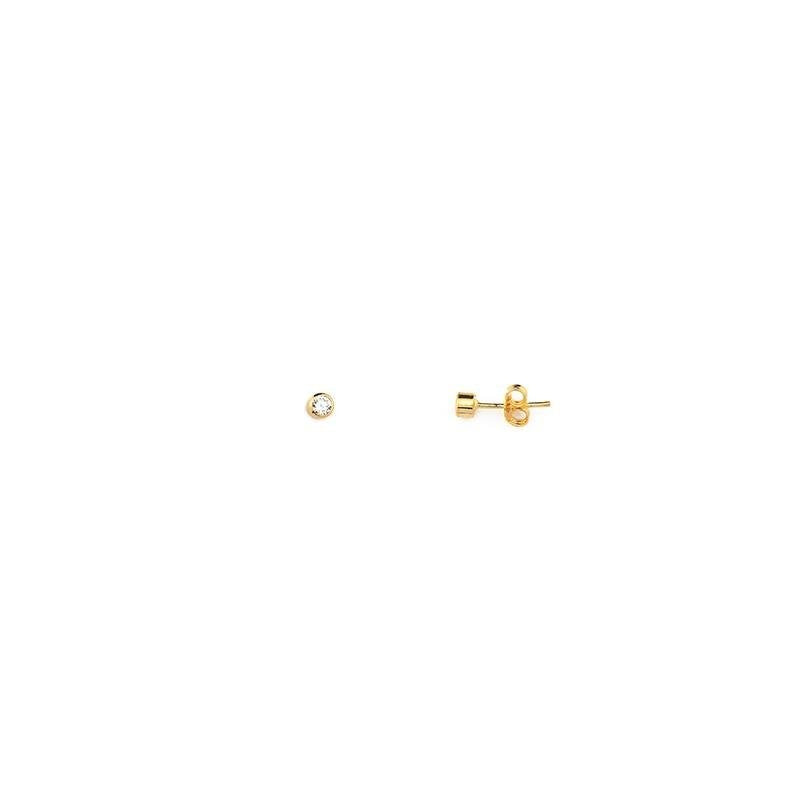 Aro Cristal  punto de luz 2,5 mm Enchapado en Oro