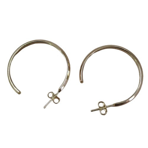 Aro Argolla Tornillo 2,6 cm  Enchapado en Oro