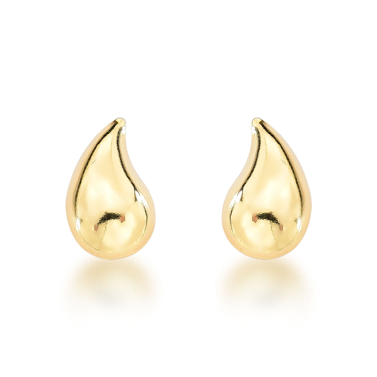 Aro gota 1,5 cm  Enchapado en Oro