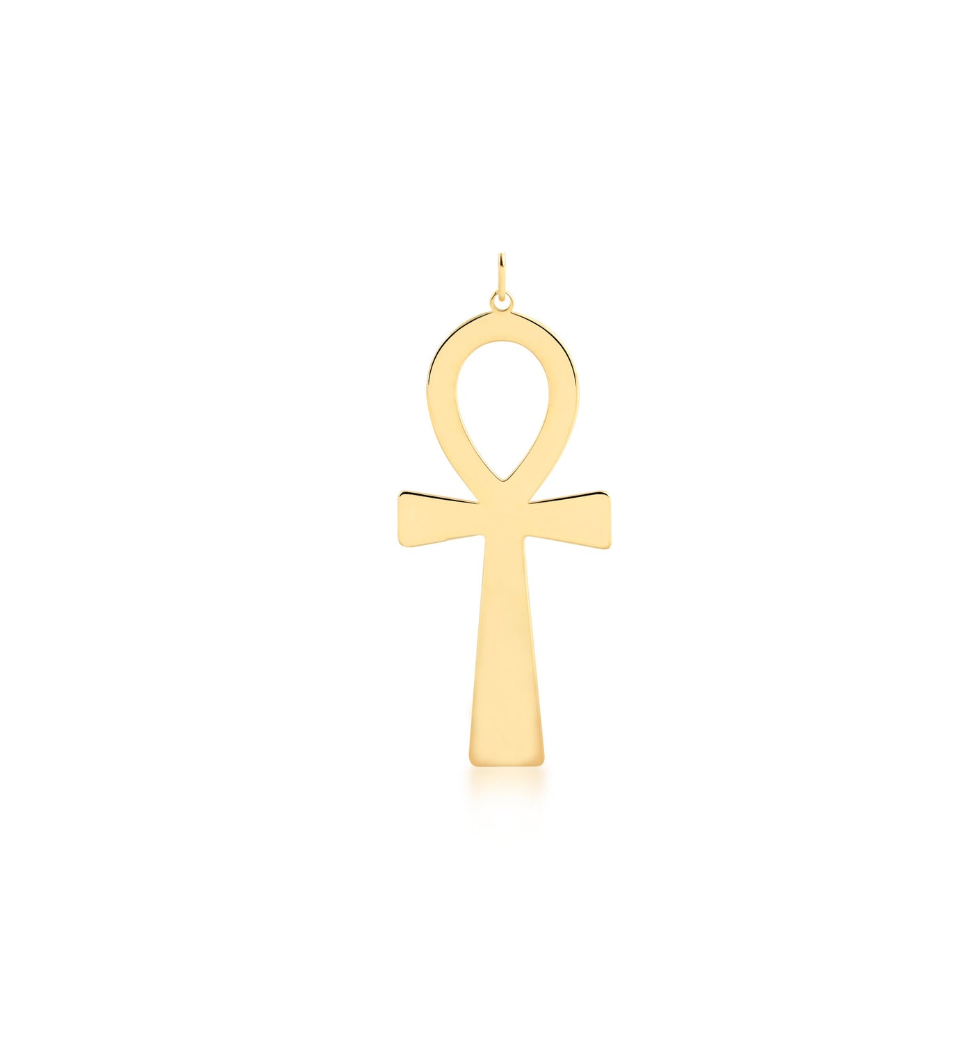 Colgante cruz egipcia 3 cm Enchapado en Oro