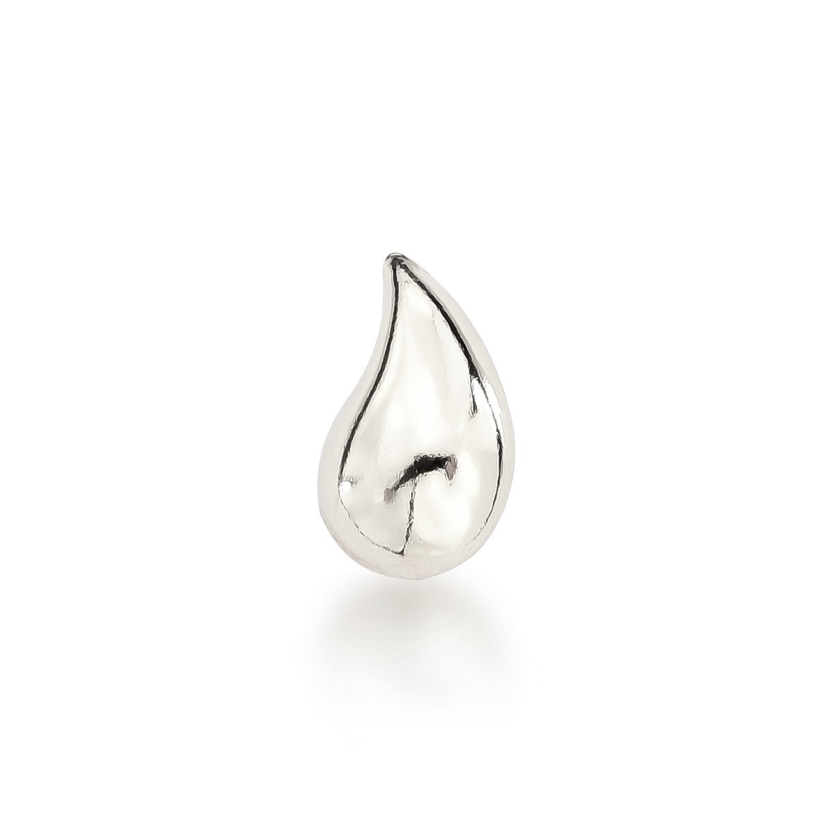 Colgante gota 1,5 cm Enchapado en Plata