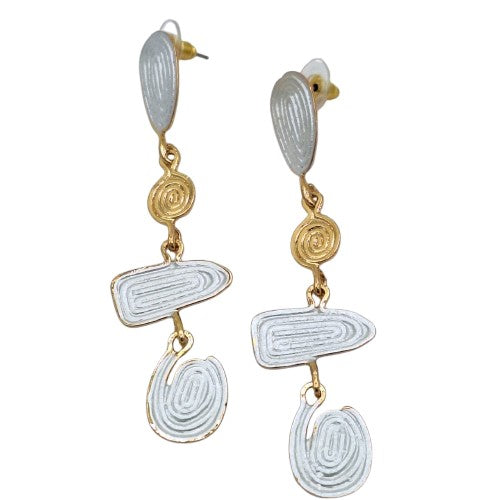 Aro mixto  7 cm largo Bisutería