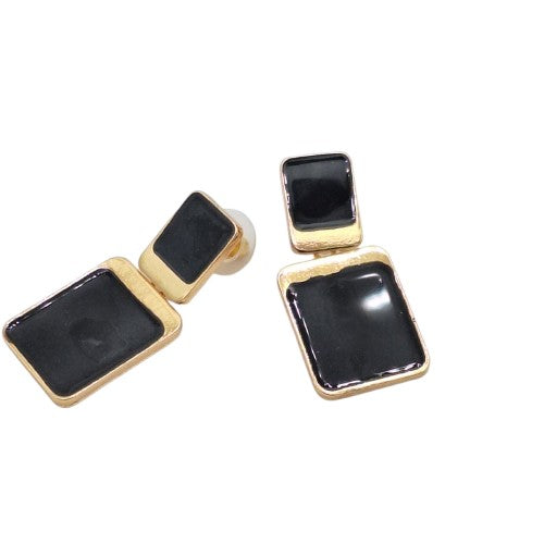 Aro rectangular  4 cm largo Bisutería