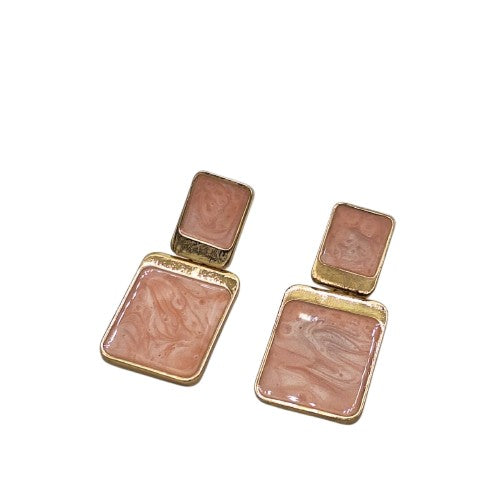 Aro rectangular  4 cm largo Bisutería