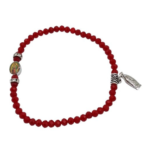 Pulsera virgen de Guadalupe Bisutería