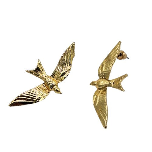 Aro Pajaro dorado 4 cm Bisutería