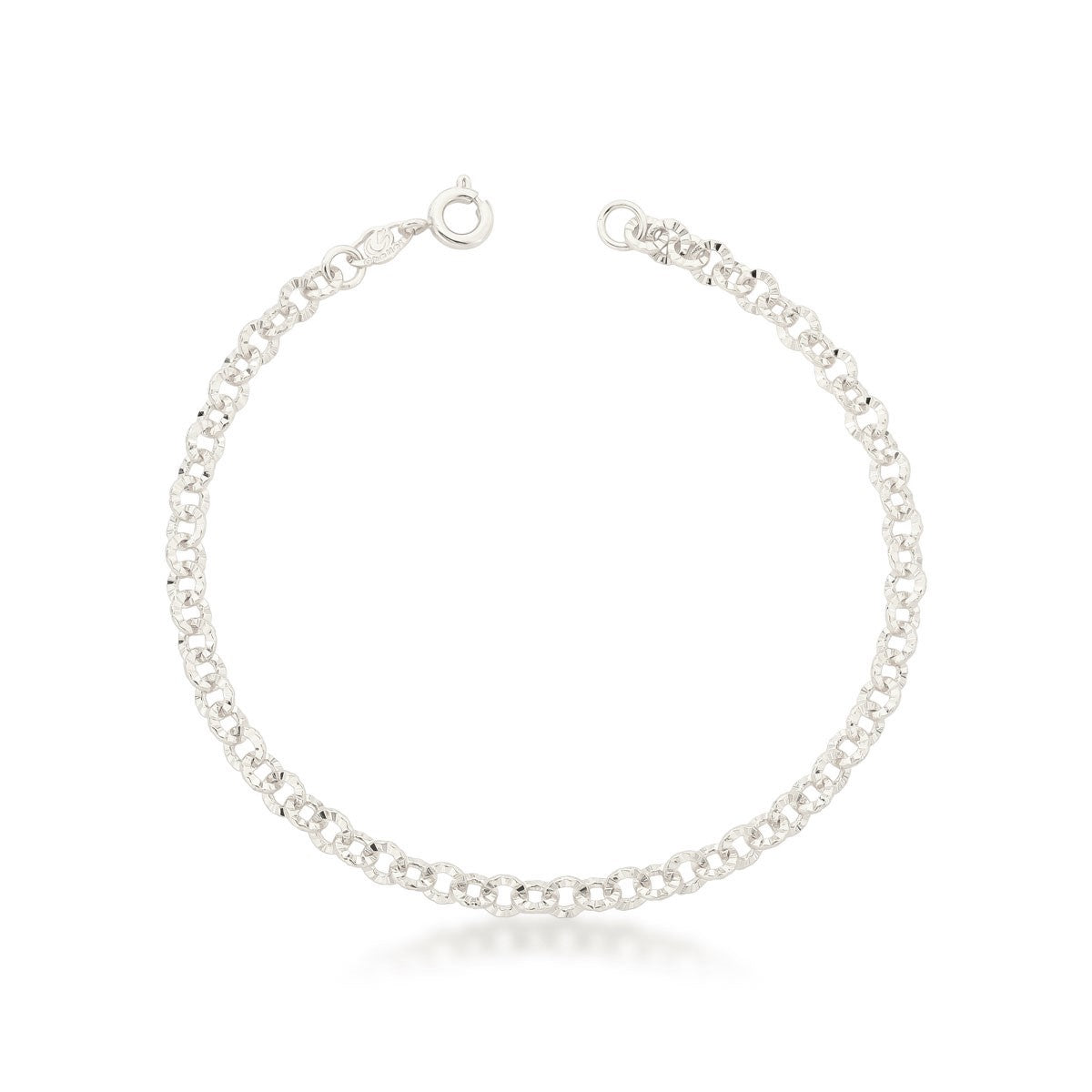 Pulsera 19 cm Enchapado en Plata