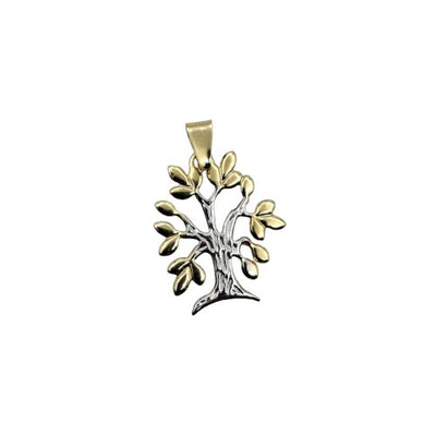 Colgante Árbol Liviano 2 cm Enchapado en Oro