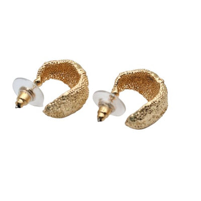 Aro media argolla dorada 1,7 cm Bisutería