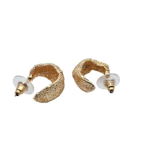 Aro media argolla dorada 1,7 cm Bisutería