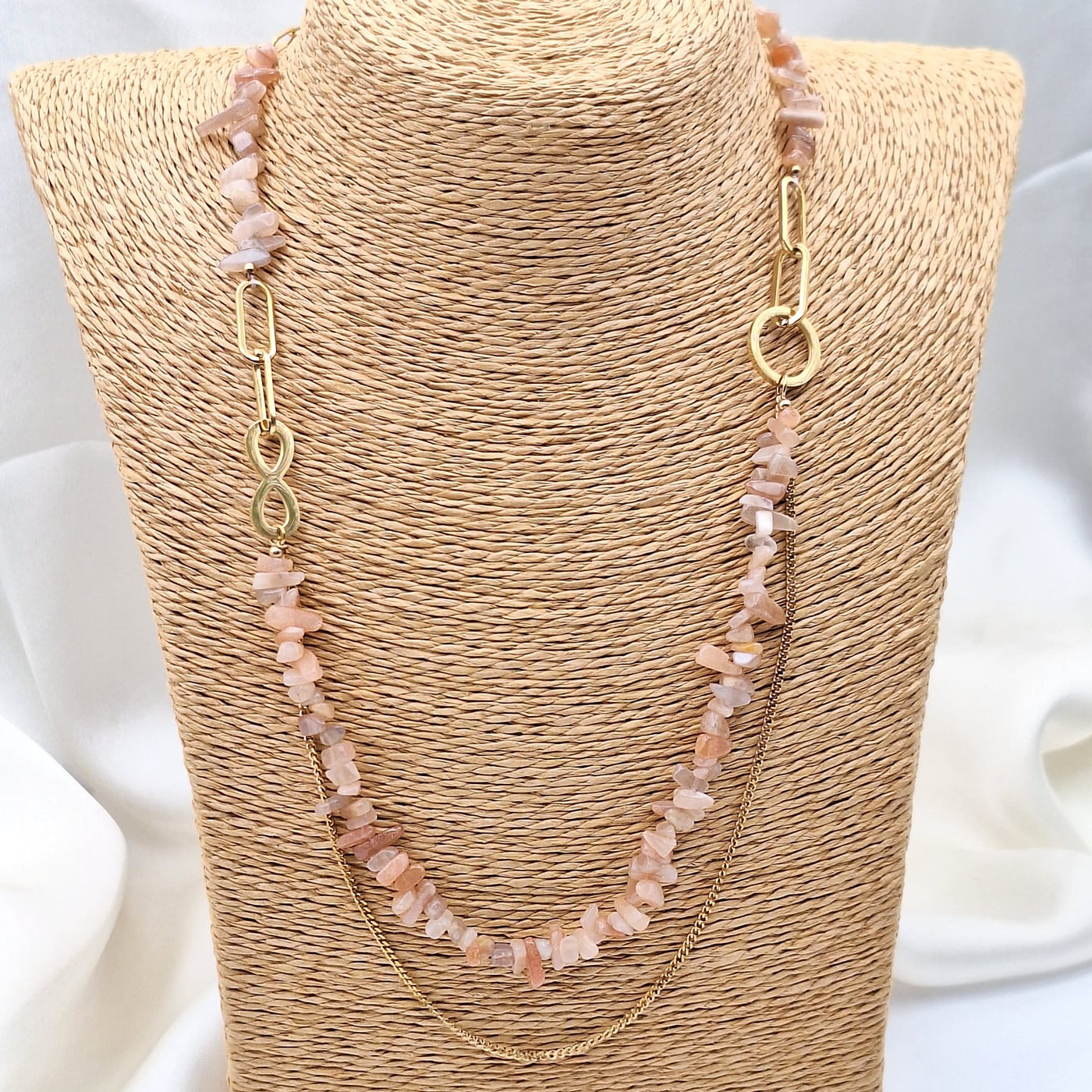 Collar piedras 60 cm Acero