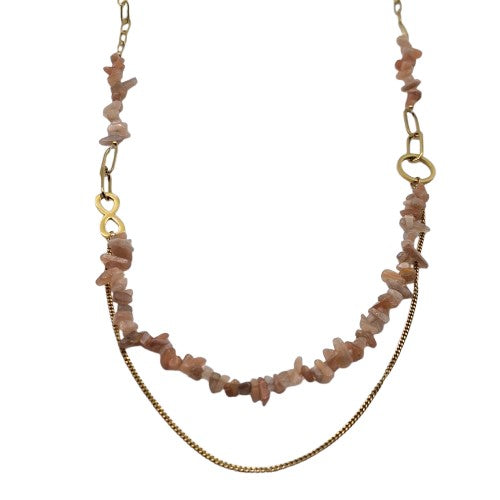 Collar piedras 60 cm Acero