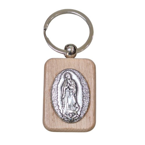 Llavero Virgen de Guadalupe 4,5 cm Bisuteria
