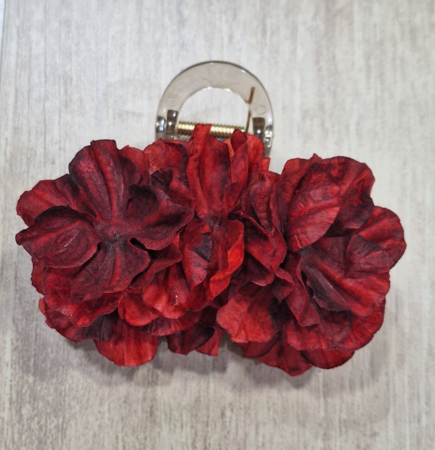 Traba flor roja
