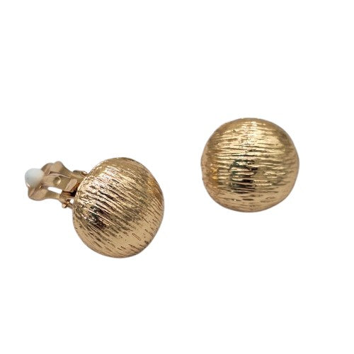 Aro Clip dorado 2 cm Bisutería