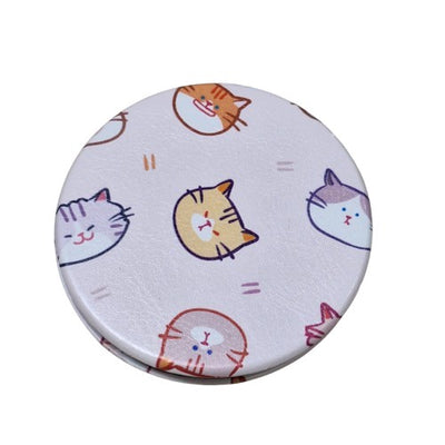 Espejo redondo cara de gatito 7 cm