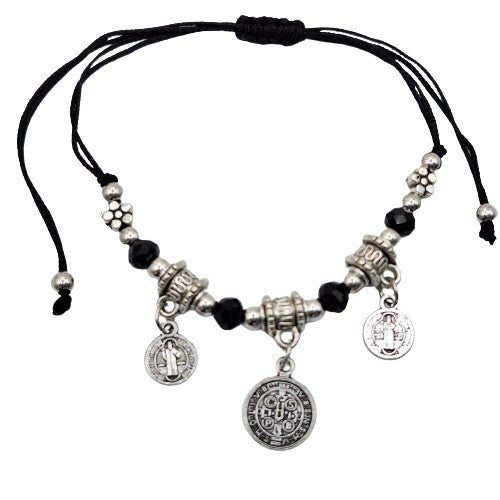 Pulsera hilo negro San Benito Bisutería