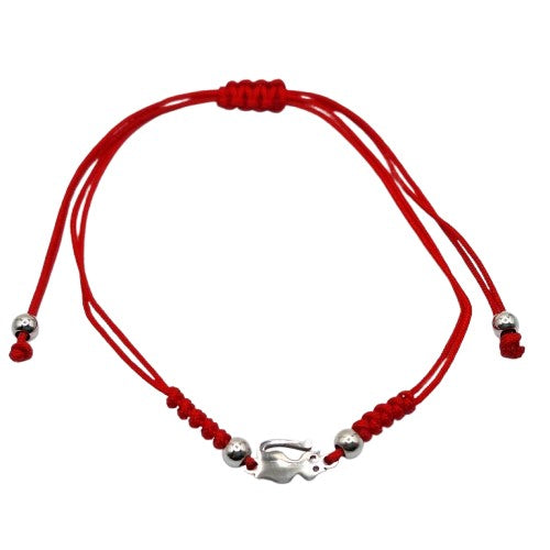 Pulsera hilo rojo gatito Bisutería