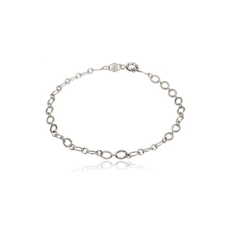 Pulsera 19 cm Enchapado en Plata