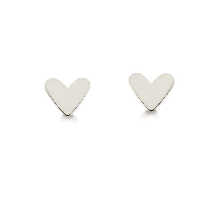 Aro Corazón 0.9 cm Enchapado en Plata