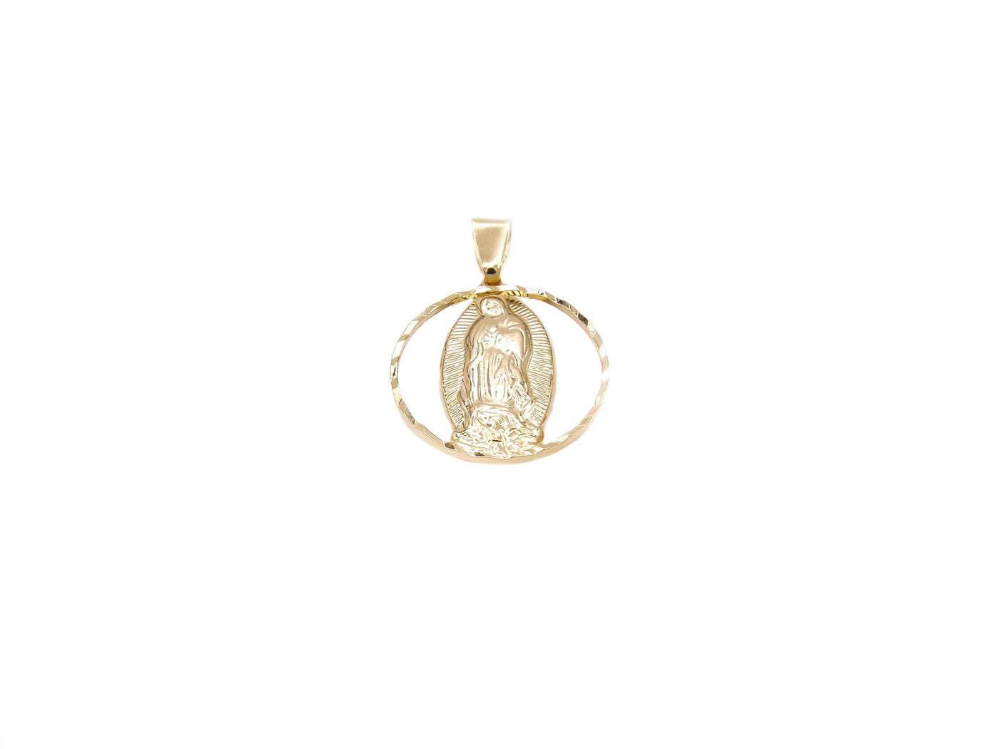 Virgen Guadalupe 2 cm Enchapado en Oro