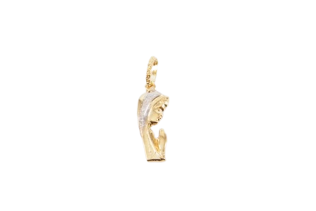 Colgante Virgen Niña 2,5 cm Enchapado en Oro