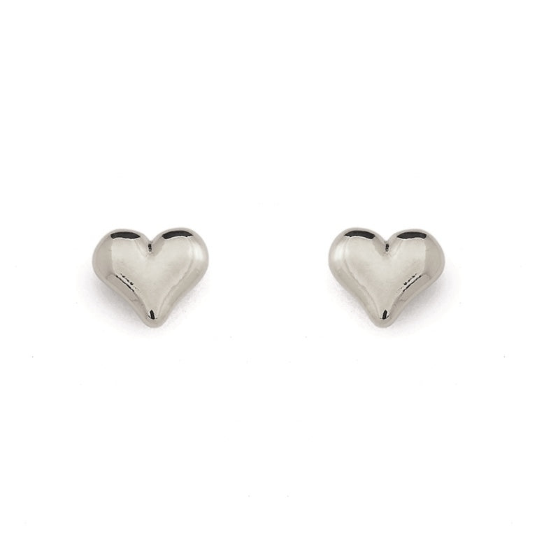 Aro Corazón 0,7 cm Enchapado en Plata