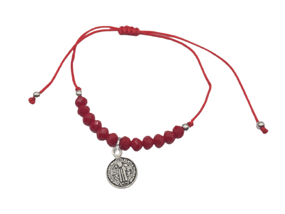 Pulsera Hilo Rojo San Benito Bisutería